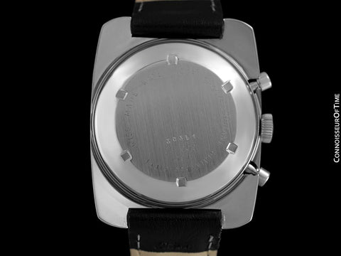 1960's Croton Swiss Vintage Mens Retro "Panda Dial" Chronograph Watch - Stainless Steel
