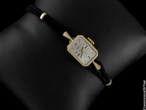 1960's Rolex Vintage Ladies Dress Watch - 14K Gold