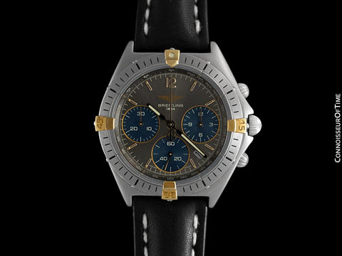 Breitling Windrider Chrono Sextant Mens Chronograph Watch B55045, Stainless Steel & 18K Gold