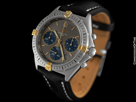 Breitling Windrider Chrono Sextant Mens Chronograph Watch B55045, Stainless Steel & 18K Gold