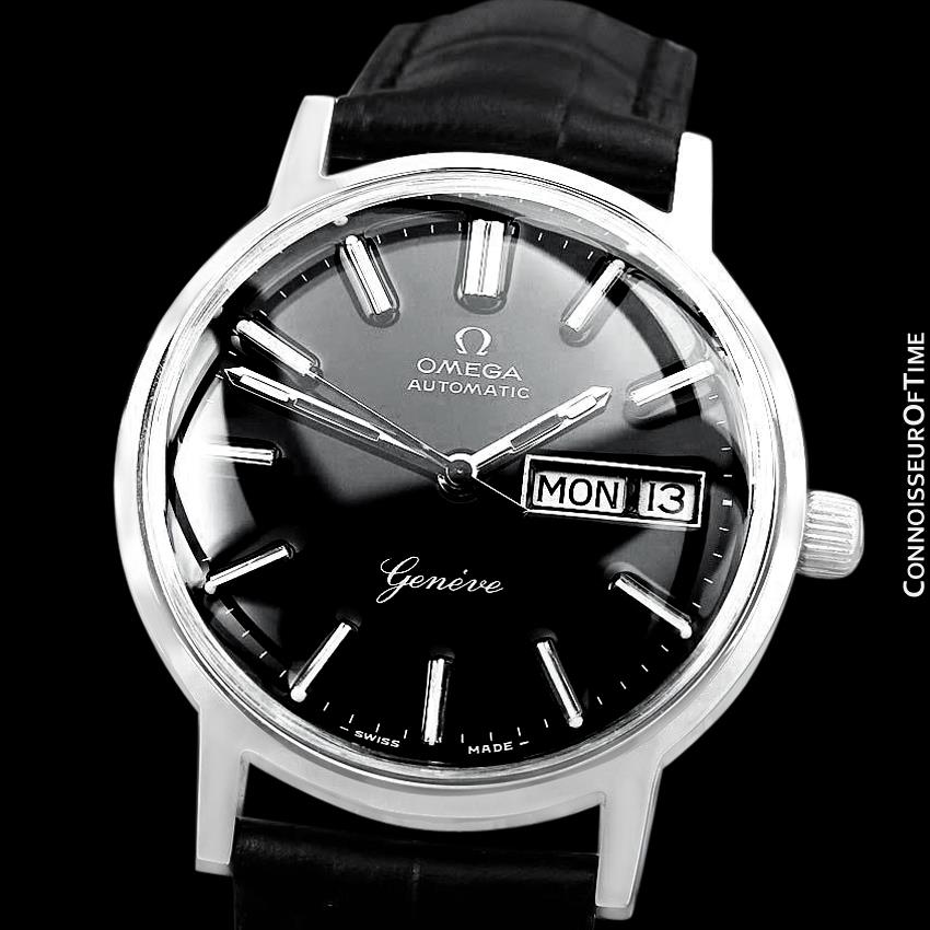 1976 Omega Geneve Vintage Automatic Day Date Mens Watch