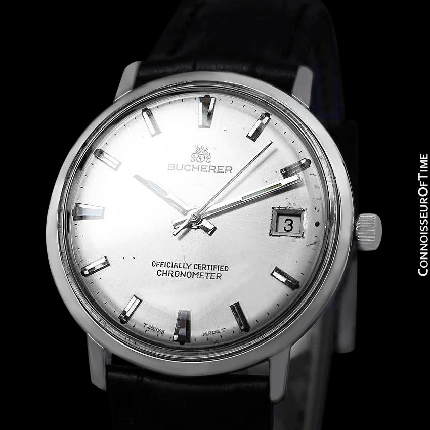 1960's Bucherer (Carl Bucherer) Vintage Mens Officially