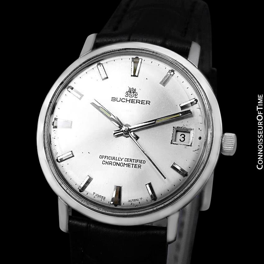 1960's Bucherer (Carl Bucherer) Vintage Mens Officially
