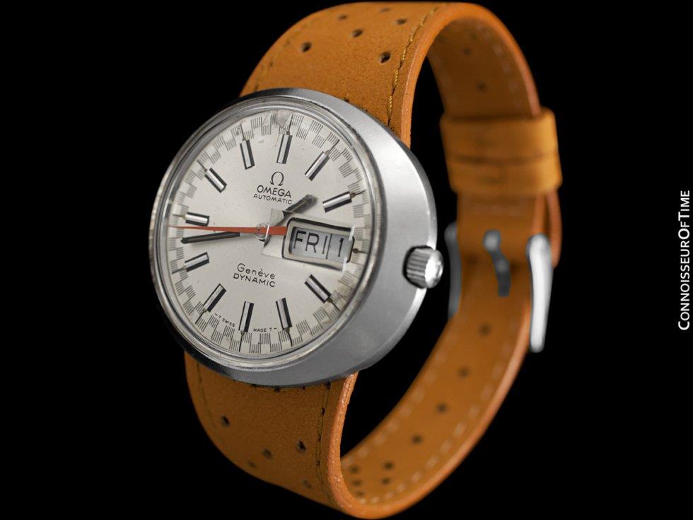 1960's Omega Dynamic Vintage Mens Watch with Racing Dial, Automatic, D ...