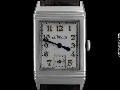1935 Jaeger-LeCoultre Reverso Vintage Stainless Steel Mens Watch - The Original