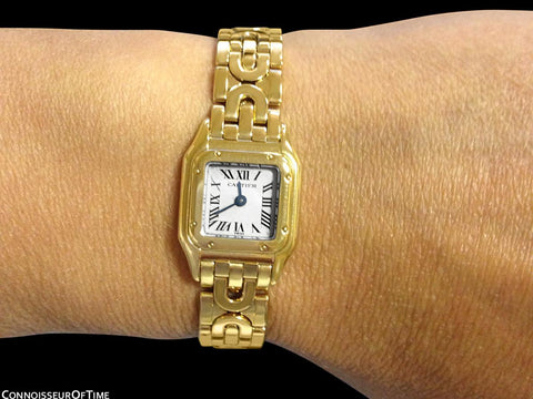 Cartier Panthere Mini (Panther) Special Edition Ladies Watch - 18K Gold