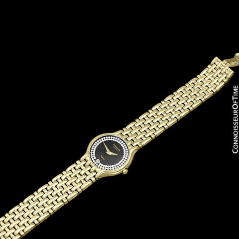 Raymond Weil Fidelio Ladies Jeweled Bracelet Watch, Ref. 4702 - 18K Gold Plated with Swarovski Crystal