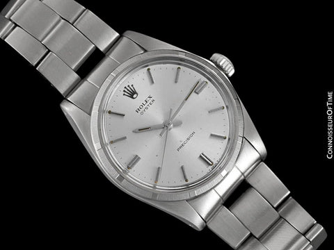 1970 Rolex Oyster Vintage Mens Watch, Stainless Steel - Classic Design