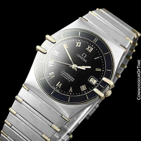 Omega Constellation Mens Quartz Chronometer Watch, Stainless Steel & 18K Gold - The Original Manhattan