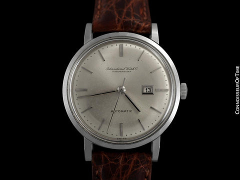 1963 IWC Vintage Mens Watch, Cal. 8531 Automatic with Date - Stainless Steel
