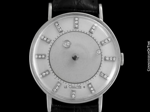 1957 Jaeger-LeCoultre / Vacheron and Constantin Vintage Galaxy Mystery Dial - 14K White Gold and Diamonds