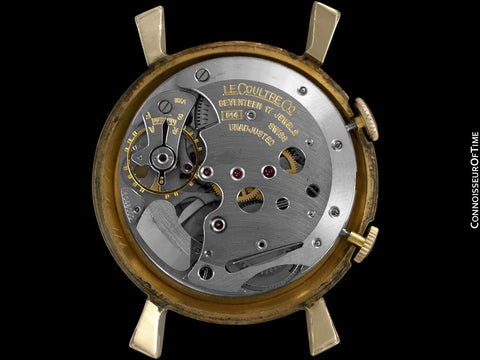 1955 Jaeger-LeCoultre Memovox Vintage Mens Wrist Alarm, 10K Gold Filled - Ford Motor Co.