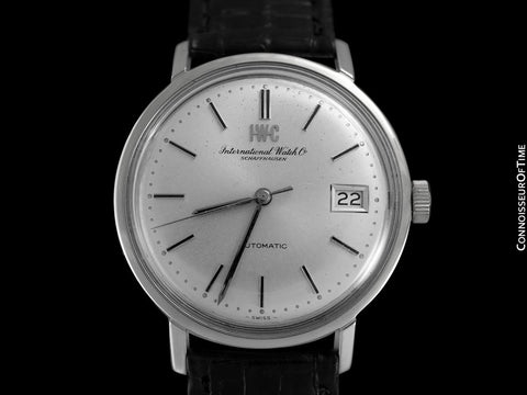 1971 IWC Vintage Full Size Mens Watch, Cal. 8541B Automatic with Date - Stainless Steel