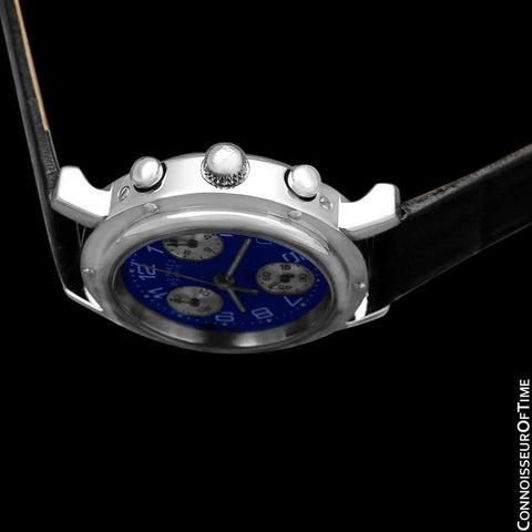 Hermes Ladies Unisex Clipper Chronograph Quartz Watch - Stainless Steel