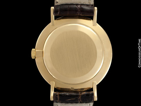 1970 Patek Philippe Vintage Mens Handwound Watch, Ref. 3537 - 18K Gold