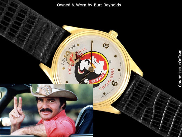 1993 Florida State University Seminoles Mens Championship Watch - Owned & Worn By Burt Reynolds