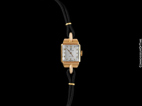 1948 Rolex Vintage Ladies Dress Watch - 18K Rose Gold